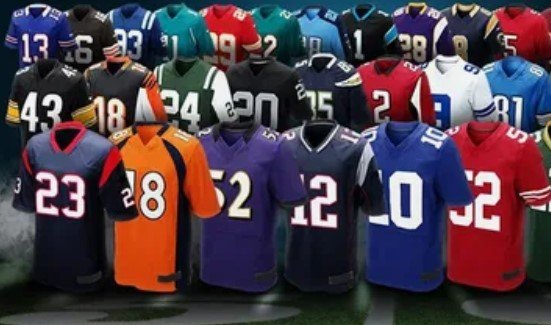 Authentic NFL Jerseys Stitched Numbers